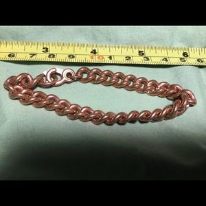 Solid copper bracelet